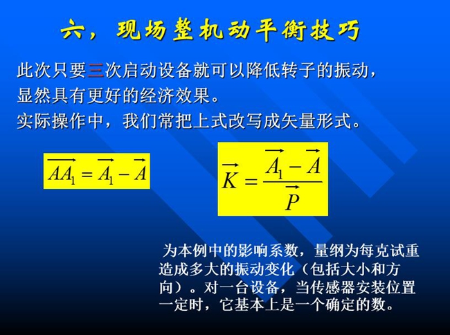 此次只要三次启动设备就可以降低转子的振动,显然具有更好的经济效果。